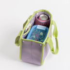 Reusable Lunch Tote with Multiple Pockets and a Foldable Design for Work Lunches, Picnics and Travel