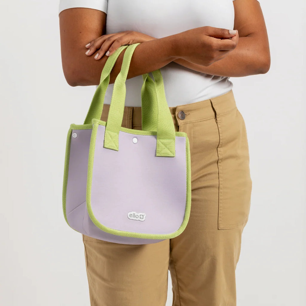 Reusable Lunch Tote with Multiple Pockets and a Foldable Design for Work Lunches, Picnics and Travel