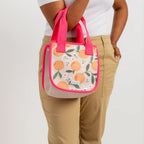 Reusable Lunch Tote with Multiple Pockets and a Foldable Design for Work Lunches, Picnics and Travel
