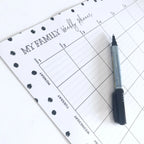 Reusable Magnetic Weekly Planner, Dotty