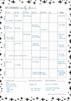 Reusable Magnetic Weekly Planner