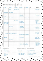 Reusable Magnetic Weekly Planner