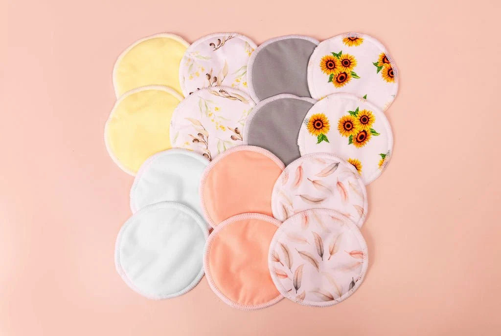 Reusable Nursing Pads in Soft Organic Bamboo, 14-Pack