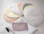 Reusable Nursing Pads in Soft Organic Bamboo, 14-Pack