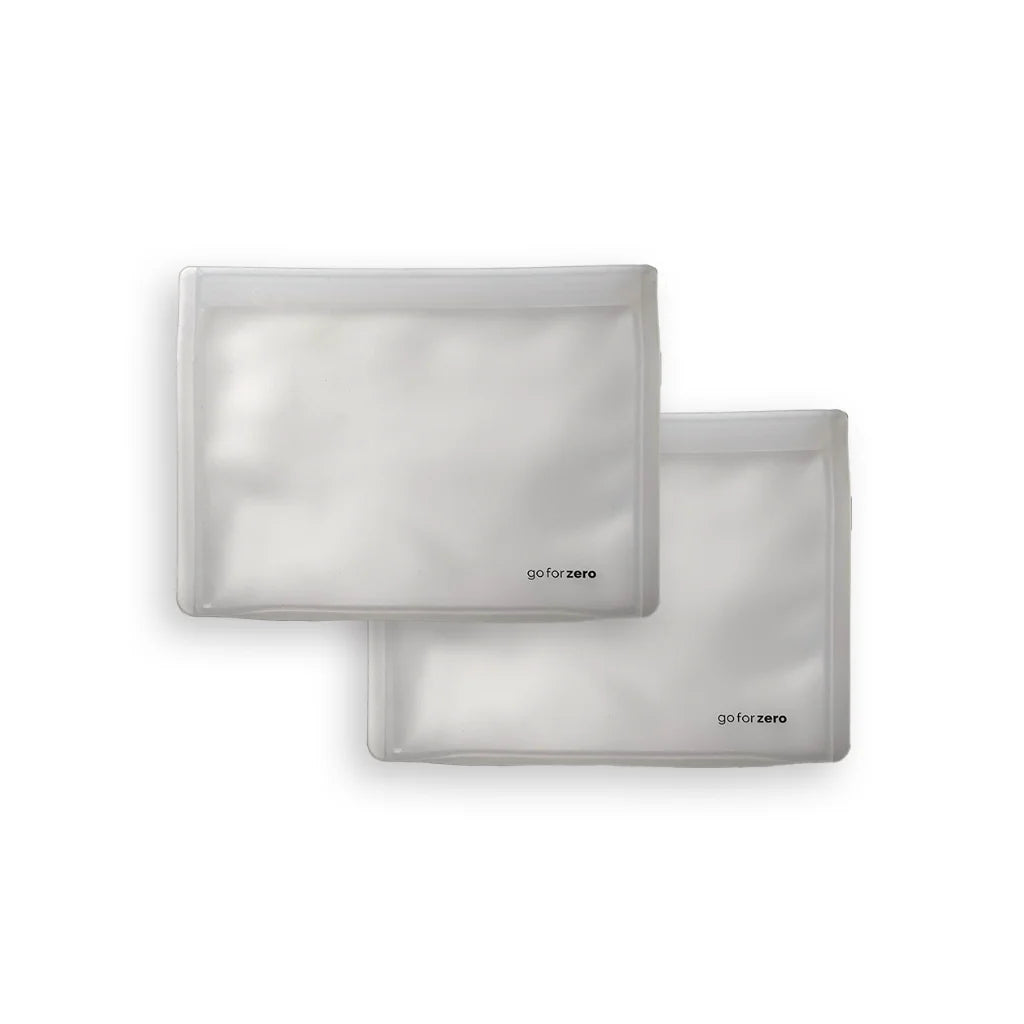 Reusable Silicone Snack Bags in a 500ml 2-Pack