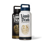 Reusable Water Bottle, 32 oz Black Slaughter Bottle with Reusable Lid for Everyday Hydration