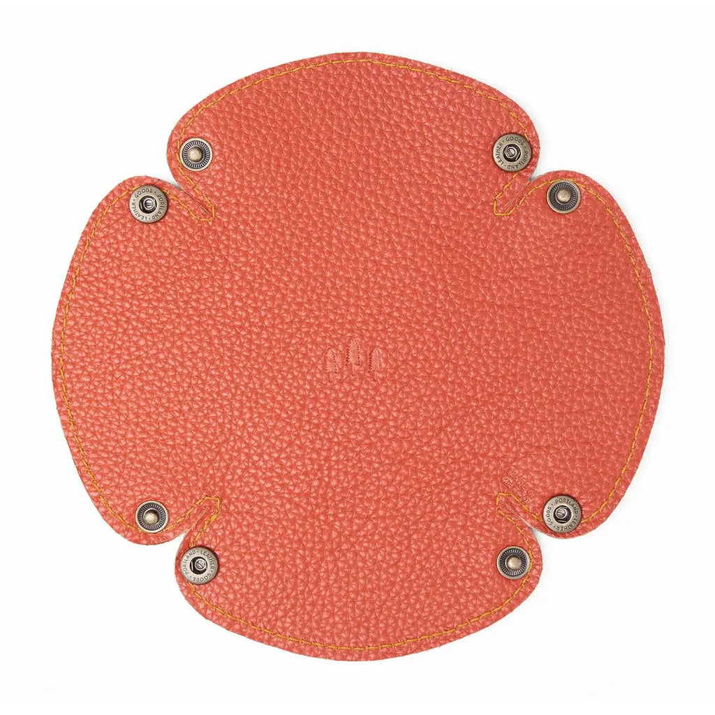 Reversible Clover Trinket Tray with Snap Corners for Jewelry, Coins, Keys and Everyday Small Treasures