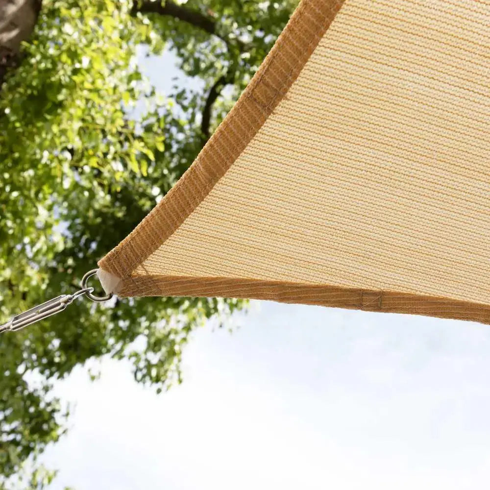 Right Triangle Shade Sail Canopy, 200 GSM HDPE Fabric with 95% UV Blocking for Outdoor Patios and Pools