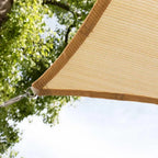 Right Triangle Shade Sail Canopy, 200 GSM HDPE Fabric with 95% UV Blocking for Outdoor Patios and Pools