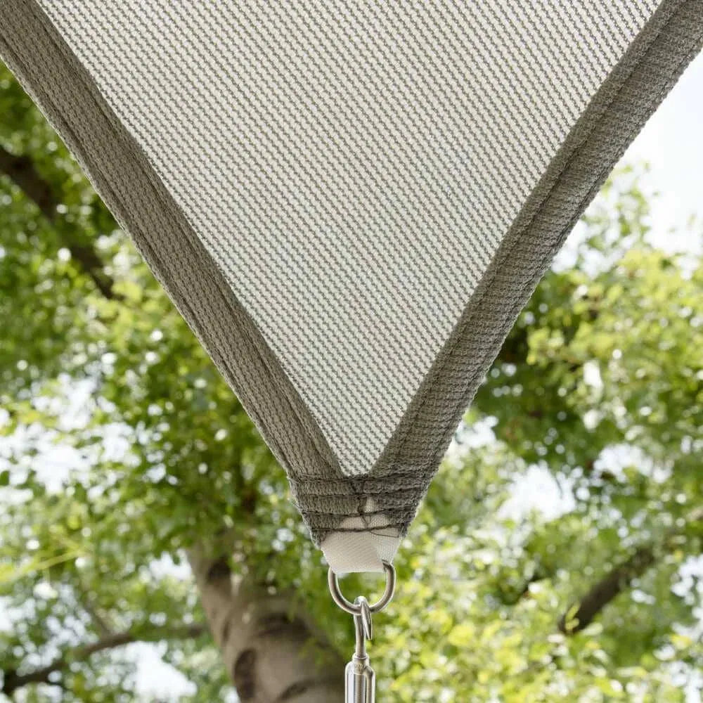 Right Triangle Shade Sail Canopy, 200 GSM HDPE Fabric with 95% UV Blocking for Outdoor Patios and Pools