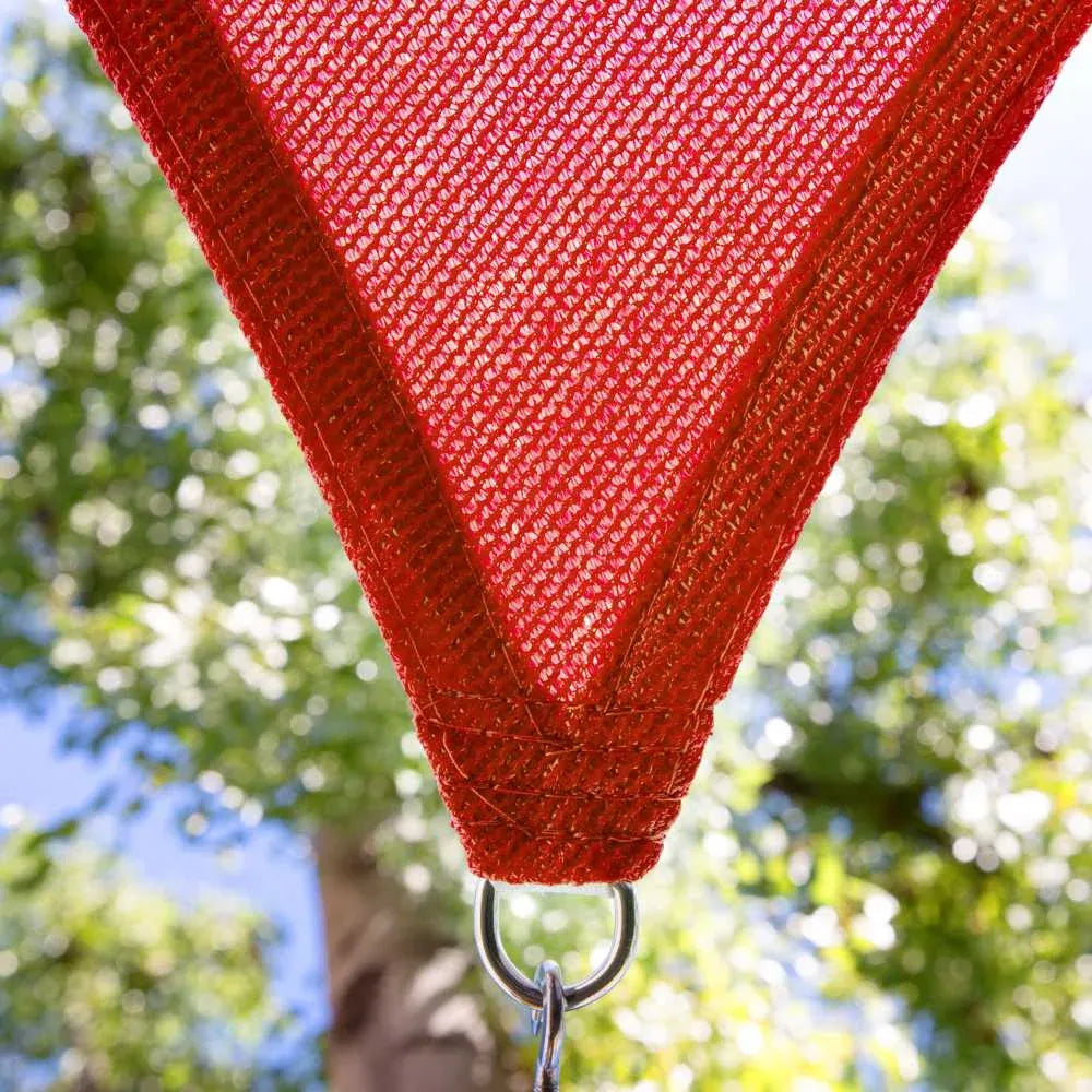 Right Triangle Shade Sail Canopy, 200 GSM HDPE Fabric with 95% UV Blocking for Outdoor Patios and Pools