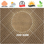 Right Triangle Shade Sail Canopy, 200 GSM HDPE Fabric with 95% UV Blocking for Outdoor Patios and Pools