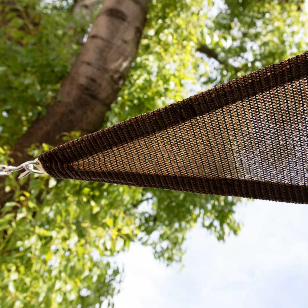 Right Triangle Shade Sail Canopy, 200 GSM HDPE Fabric with 95% UV Blocking for Outdoor Patios and Pools