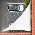 Right Triangle Shade Sail Canopy, 200 GSM HDPE Fabric with 95% UV Blocking for Outdoor Patios and Pools