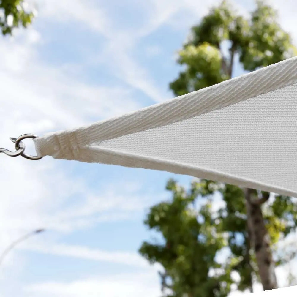 Right Triangle Shade Sail Canopy, 200 GSM HDPE Fabric with 95% UV Blocking for Outdoor Patios and Pools