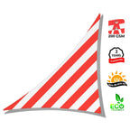 Right Triangle Shade Sail Canopy, 200 GSM HDPE Fabric with 95% UV Blocking for Outdoor Patios and Pools