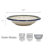 Rim Soup Bowls, Set of 4 in Stoneware