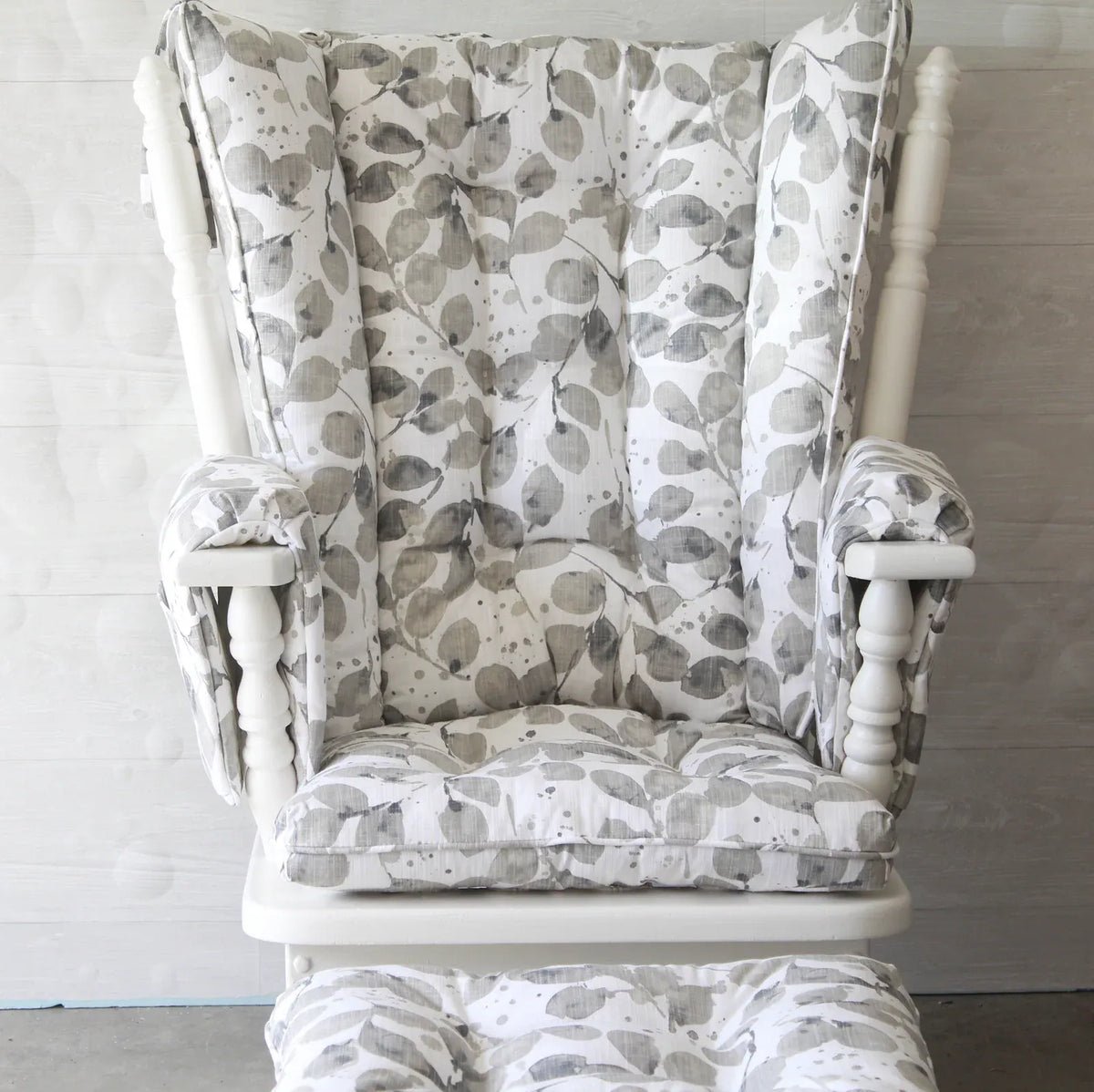 Rocking Chair Cushion Set for Four-Post Glider Rockers with Wingback Back and Seat Cushions