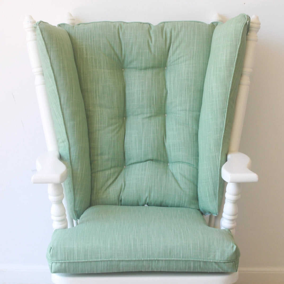 Rocking Chair Cushion Set for Four-Post Glider Rockers with Wingback Back and Seat Cushions