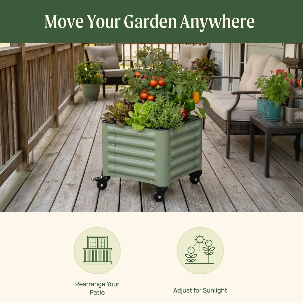 Rolling Cube Planter