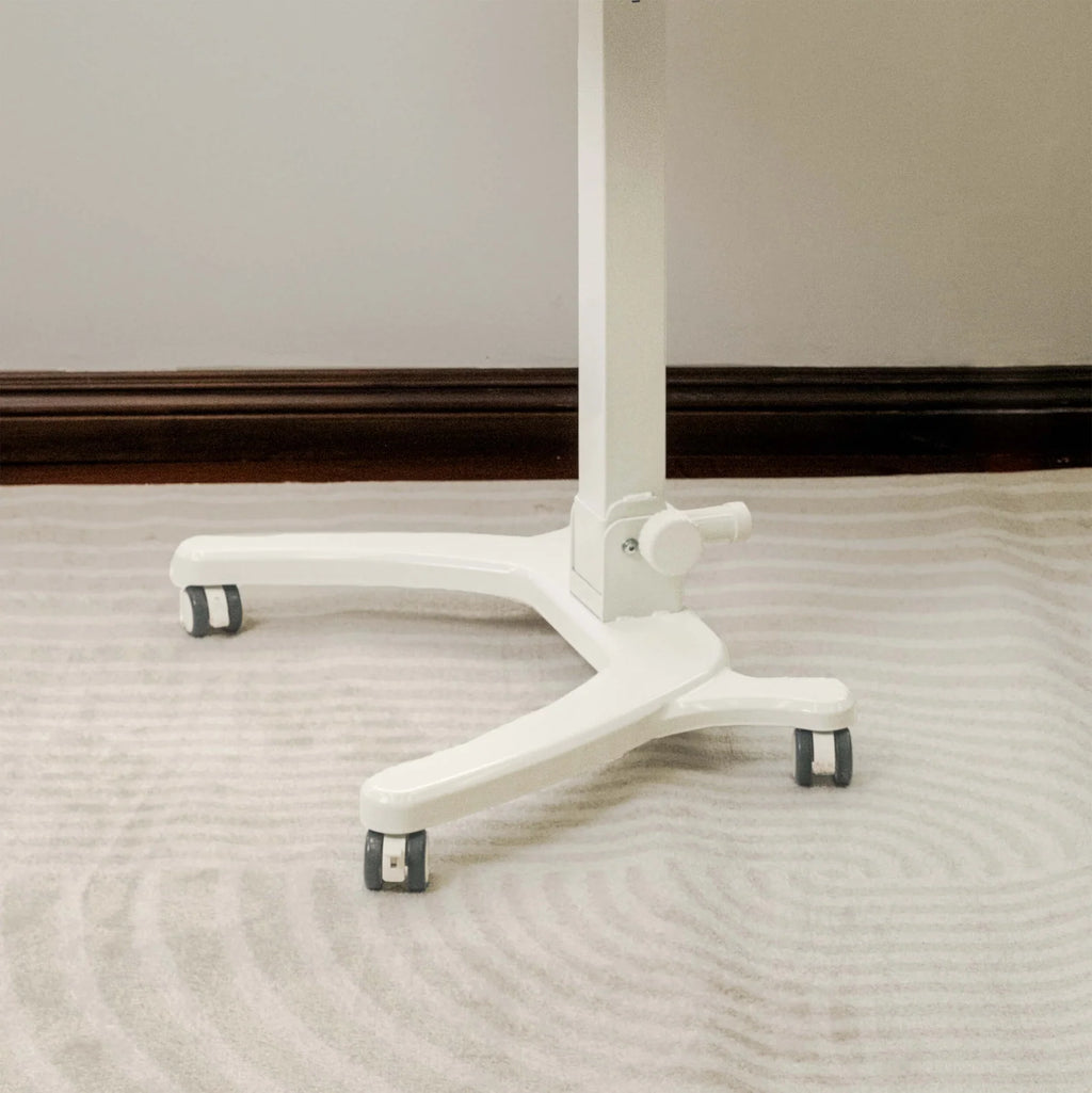 Rolling Standing Desk with a 0–90° Tilting Desktop and Fold-Flat Design for Typing, Reading or Sketching