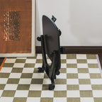 Rolling Standing Desk with a 0–90° Tilting Desktop and Fold-Flat Design for Typing, Reading or Sketching