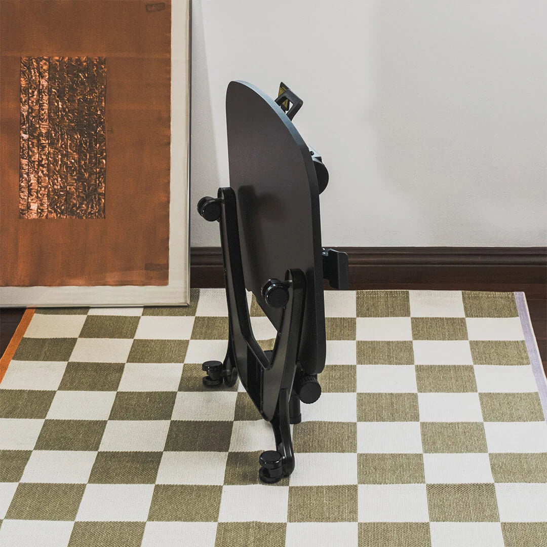 Rolling Standing Desk with a 0–90° Tilting Desktop and Fold-Flat Design for Typing, Reading or Sketching