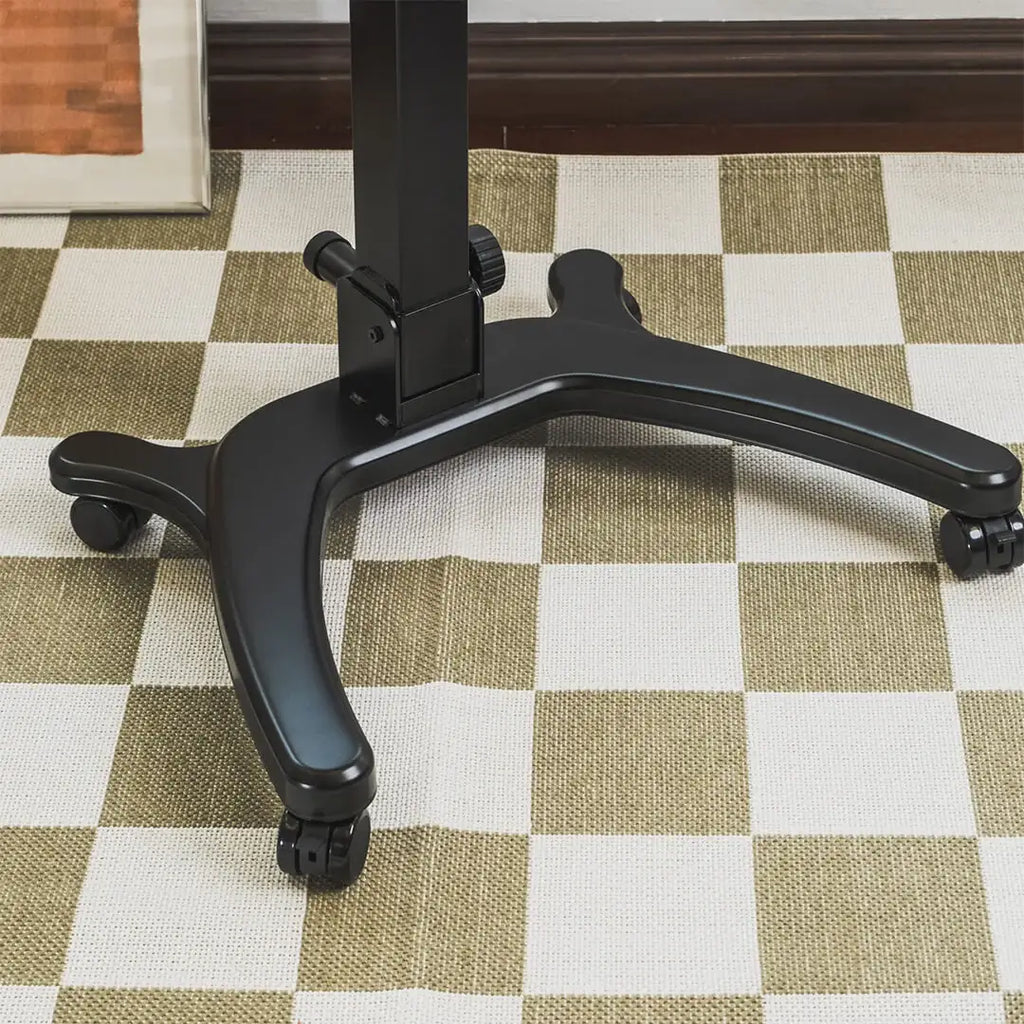 Rolling Standing Desk with a 0–90° Tilting Desktop and Fold-Flat Design for Typing, Reading or Sketching