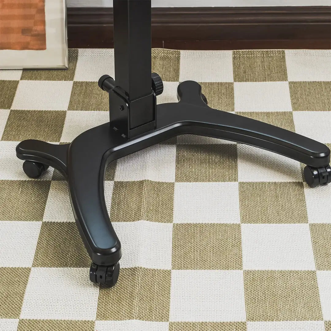 Rolling Standing Desk with a 0–90° Tilting Desktop and Fold-Flat Design for Typing, Reading or Sketching