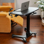 Rolling Standing Desk with a 0–90° Tilting Desktop and Fold-Flat Design for Typing, Reading or Sketching