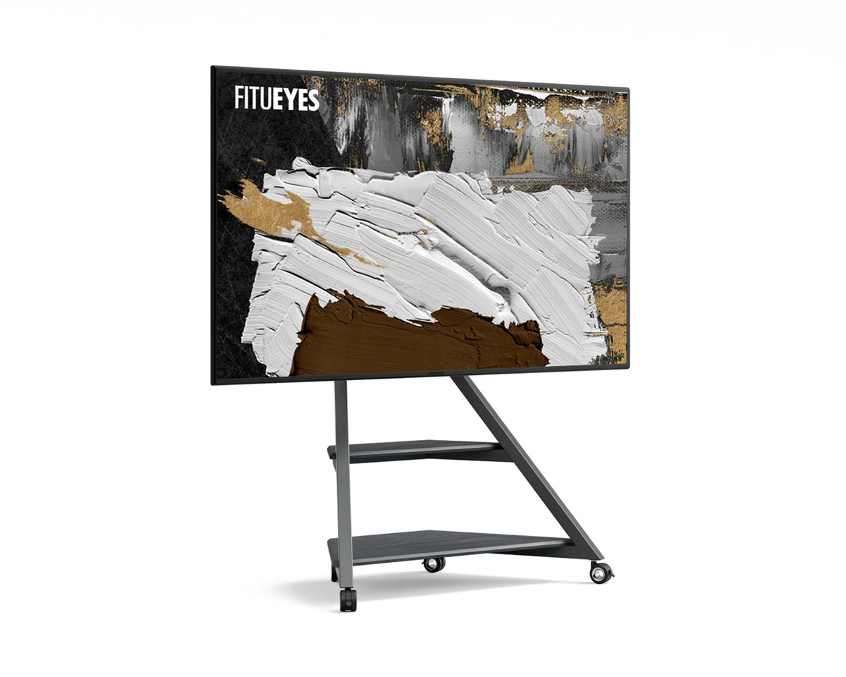 Rolling TV Stand, For 55-88 Inch-Black
