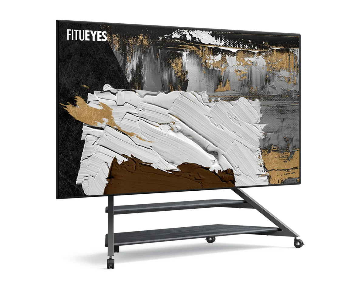 Rolling TV Stand, For 85-100 Inch-Black