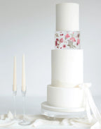 Round Acrylic Fillable Cake Tier with Removable Lid, Clear Floating Spacer for 2, 4 or 6 Inch Cake Designs