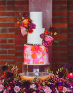 Round Acrylic Fillable Cake Tier with Removable Lid, Clear Floating Spacer for 2, 4 or 6 Inch Cake Designs