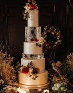 Round Acrylic Fillable Cake Tier with Removable Lid, Clear Floating Spacer for 2, 4 or 6 Inch Cake Designs