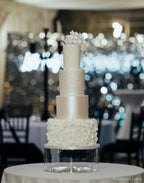 Round Acrylic Fillable Cake Tier with Removable Lid, Clear Floating Spacer for 2, 4 or 6 Inch Cake Designs