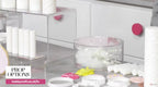 Round Acrylic Fillable Cake Tier with Removable Lid, Clear Floating Spacer for 2, 4 or 6 Inch Cake Designs