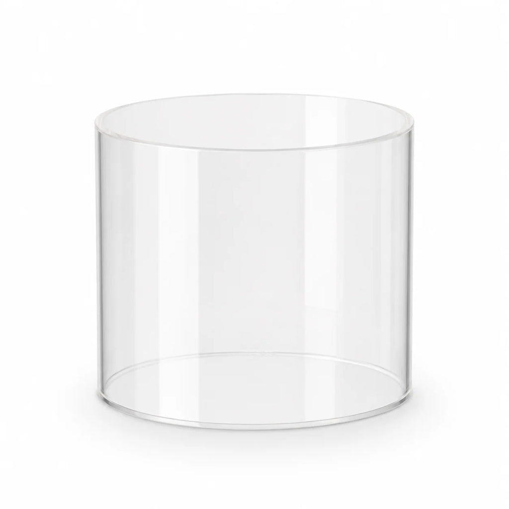 Round Acrylic Fillable Cake Tier with Removable Lid, Clear Floating Spacer for 2, 4 or 6 Inch Cake Designs