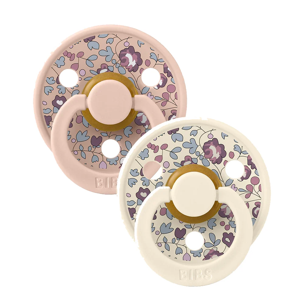 Round Latex Pacifiers, 2-Pack — Eloise Latex Blush Mix / Size 1 (0-6 Months) / Eloise Latex Blush Mix / Size 2 (6-18 Months)