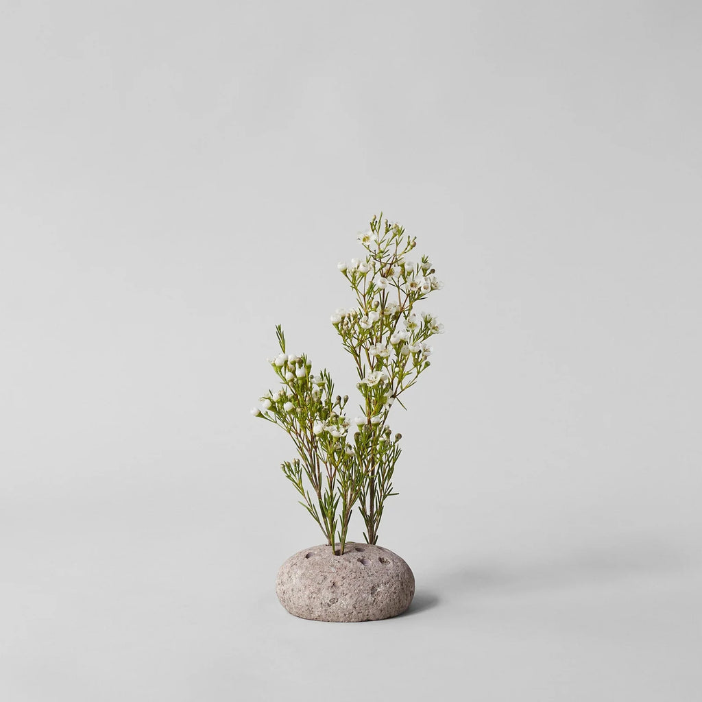 Round Stone Flower Frog