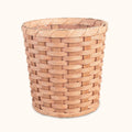 Round Woven Waste Basket, Plain