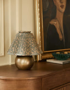 Rounded Metal Base Table Lamp