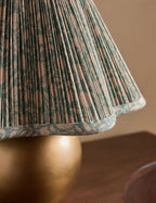 Rounded Metal Base Table Lamp