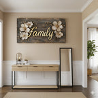 Rustic Family Canvas Wall Art