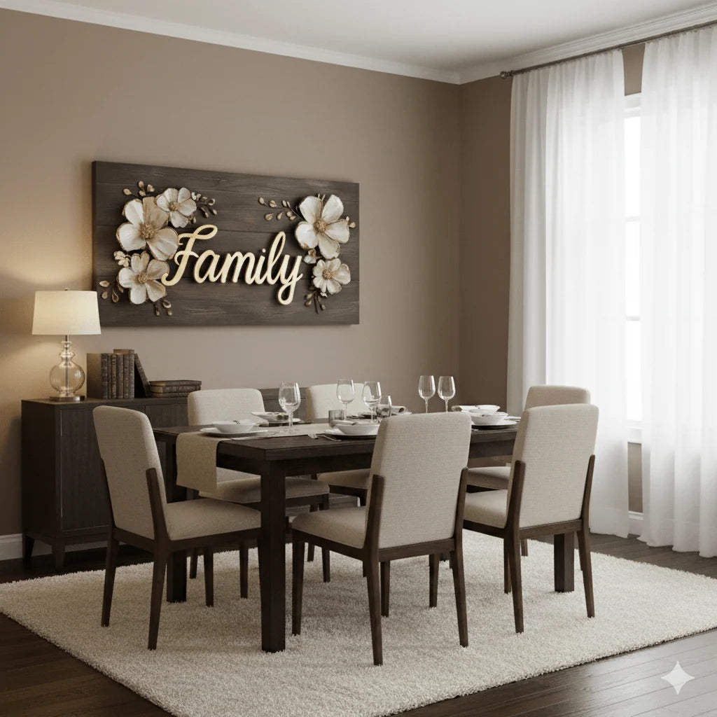 Rustic Family Canvas Wall Art
