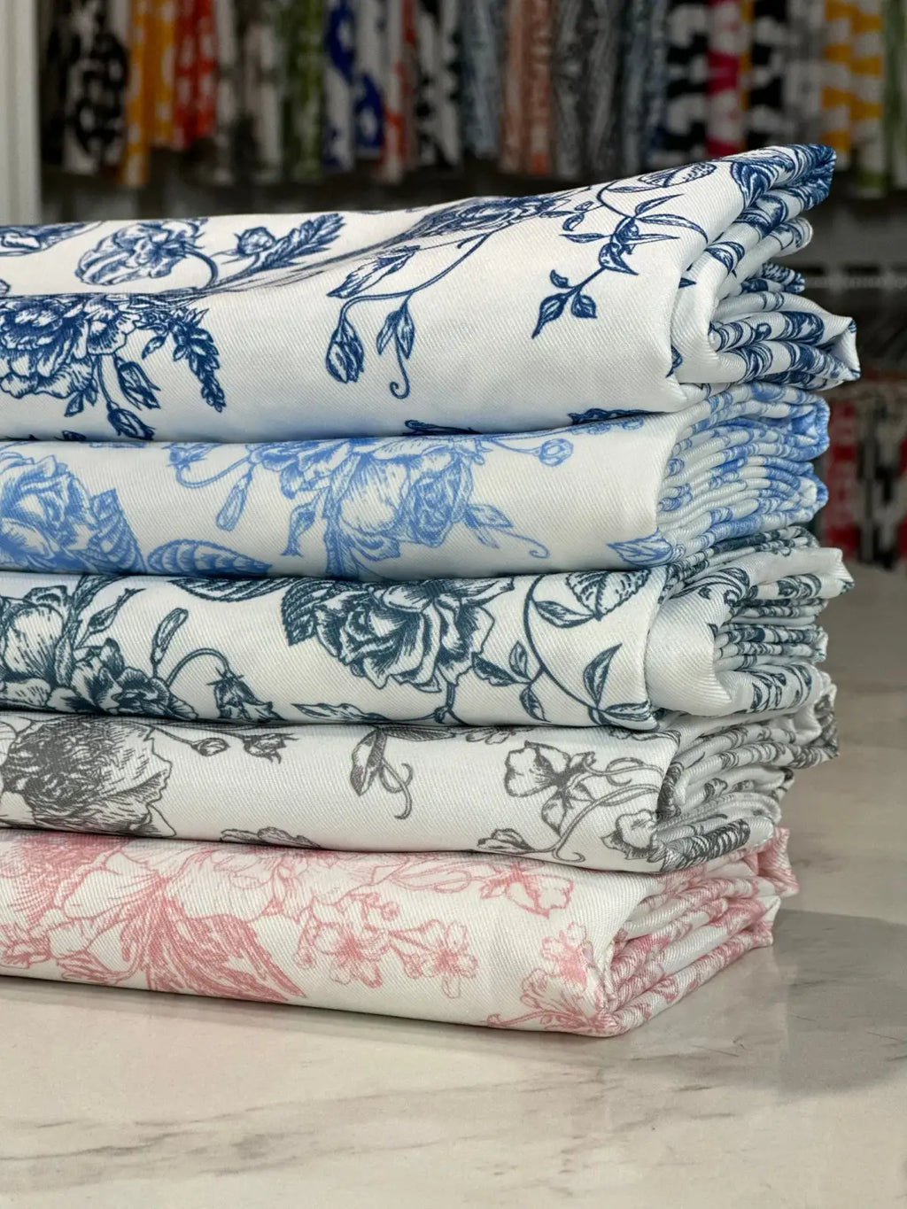 Sage Green French Toile Tablecloth in 100% Polyester, 58-Inch Fabric Width with Round, Square, and Banquet Sizes