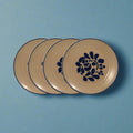 Salad Plates in Stoneware, Set of 4