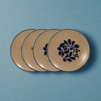 Salad Plates in Stoneware, Set of 4