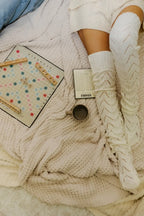 Sand Waffle Blanket in Soft Microfiber Polyester