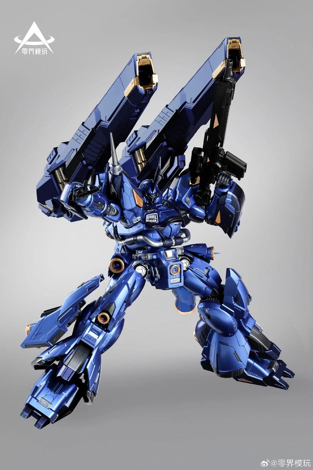 Scale Model Kit in 1/100 Scale with a Diecast Inner Frame and Maintenance Crew Figures for Display